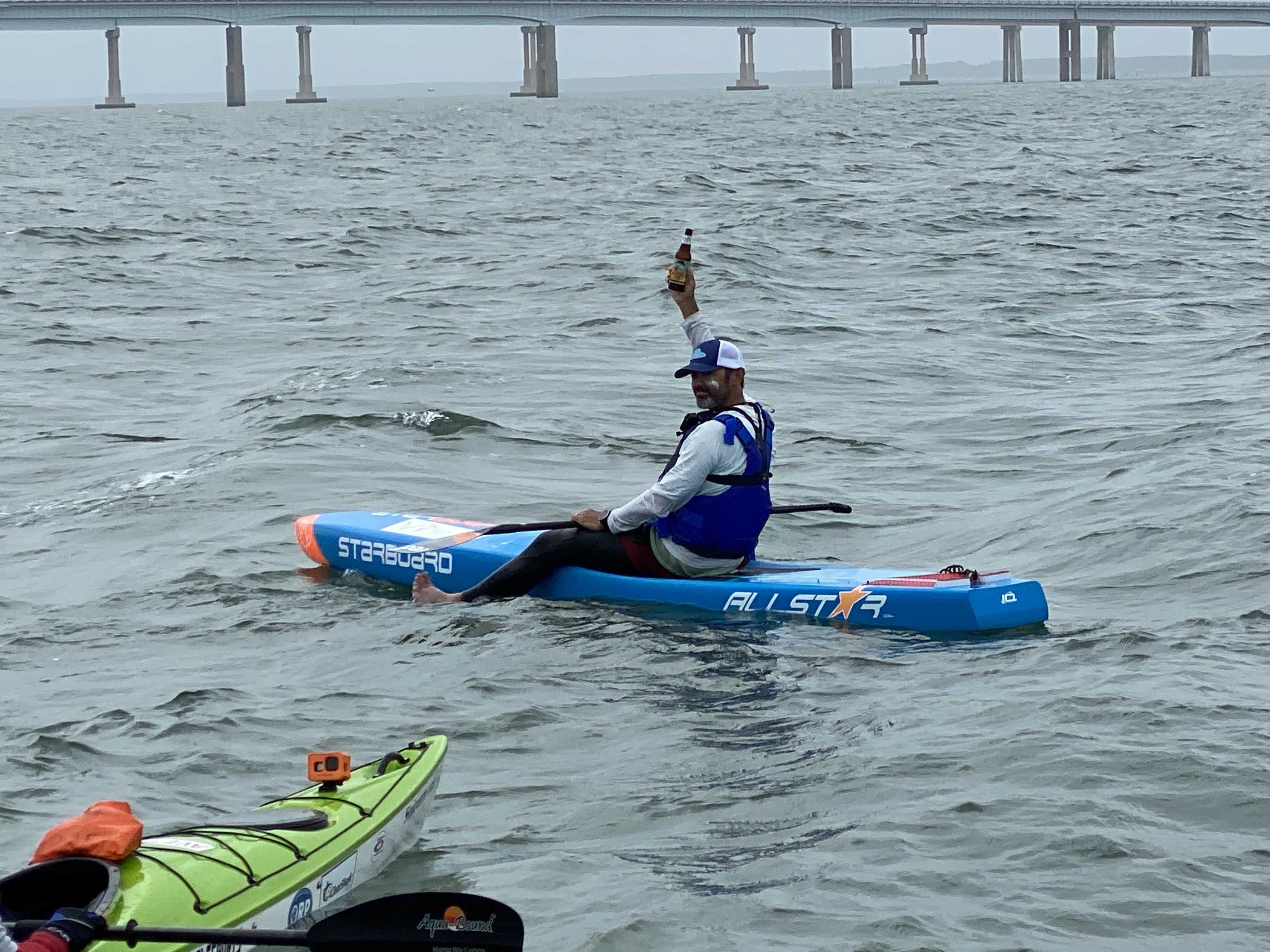 Chris Hopkinson successfully paddles the entire length of the Chesapeake Bay