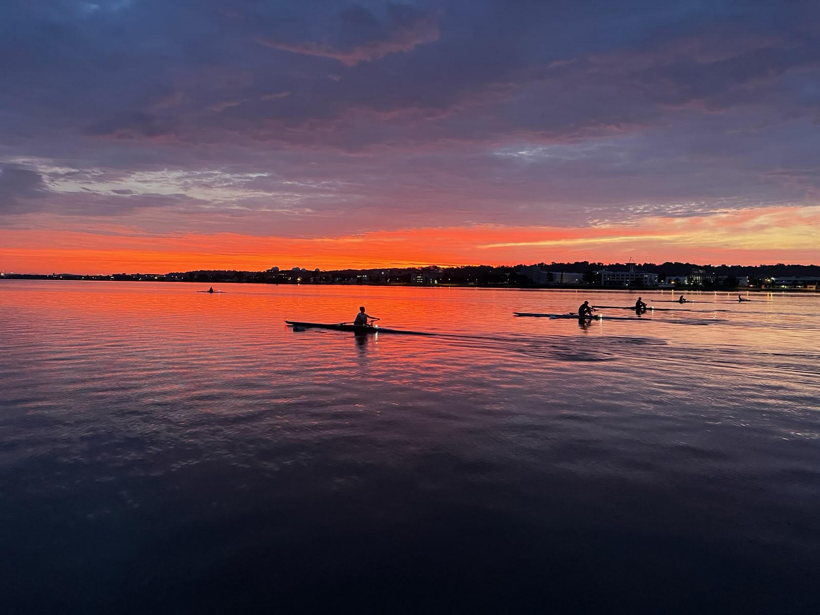 Sunrise over the Potomac River, Washington DC.  Photo credit Mike Chin.