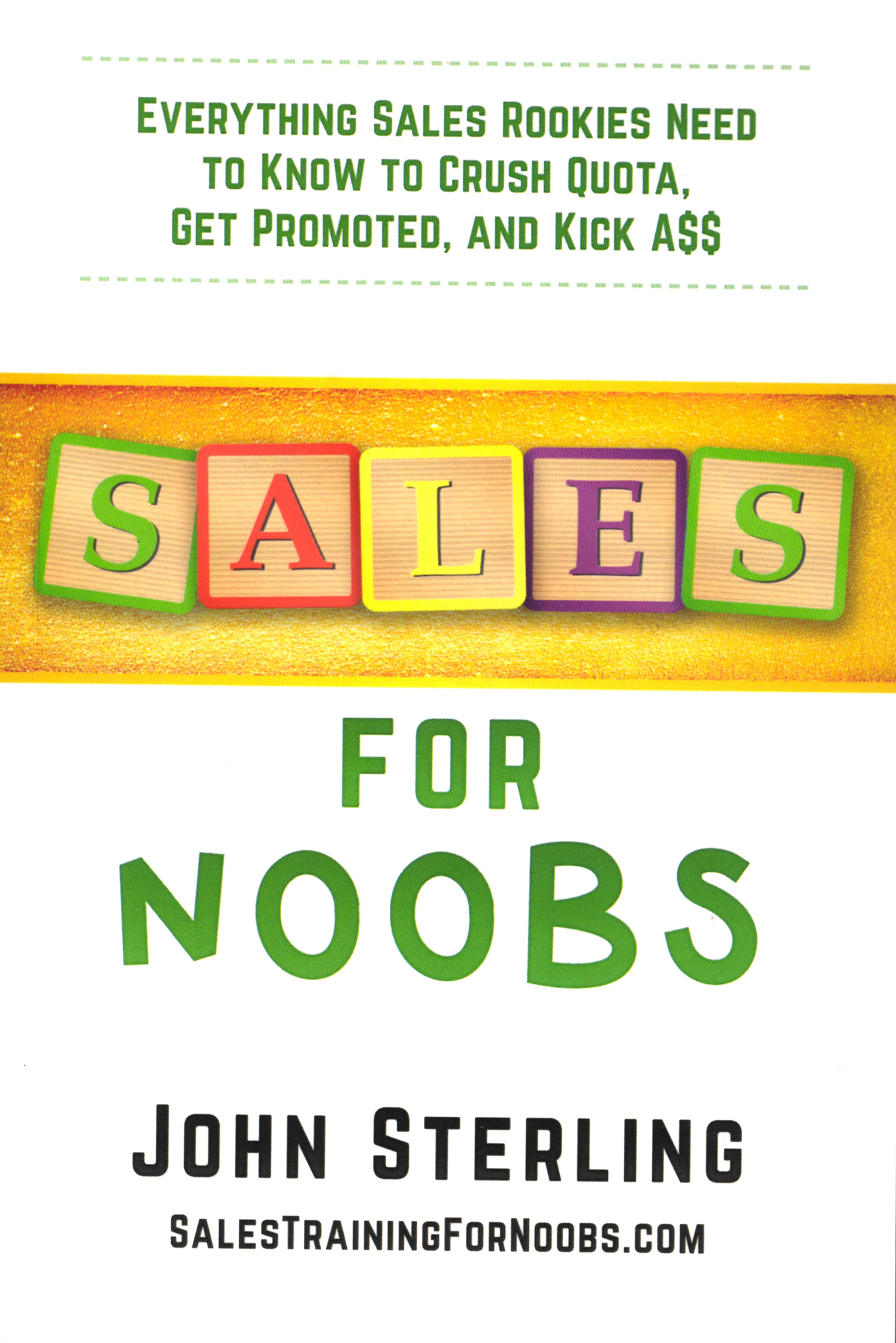 Learning To Sell: 'Sales For Noobs'